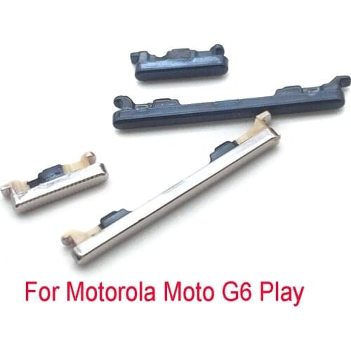 New For Motorola Moto G4 G6 G7 Play Plus Power One Vision One Action Power Volume Buttons Key Housing Parts