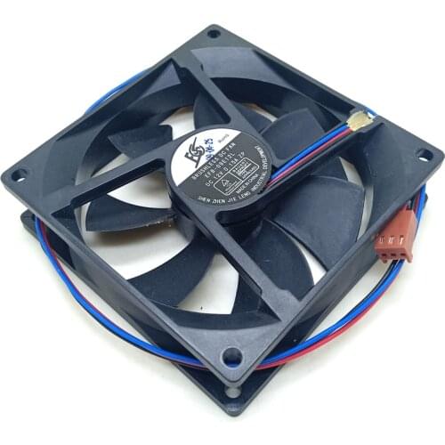 New EFB-09E12L 9225 mute fan efb-09e12l 12V CPU double ball case cooling fan 9cm 1700RPM 0.15A 90mm×90mm×25mm 92*92*25MM