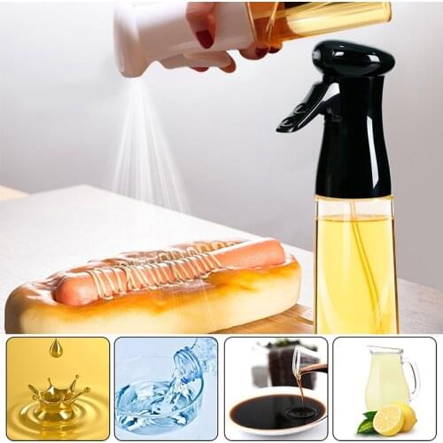 Push-type Oil bottle BBQ Spray Oil Bottle Cooking Baking Vinegar Mist Sprayer For Home Kitchen Grilling Roasting Accessories