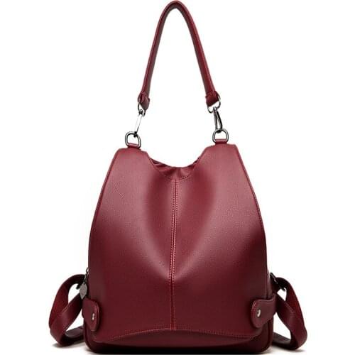 Women Leather Shoulder Bags Pocket Luxury Handbags Women Top-handle Shopper Crossbody Bags Designer High Quality Soft Tote