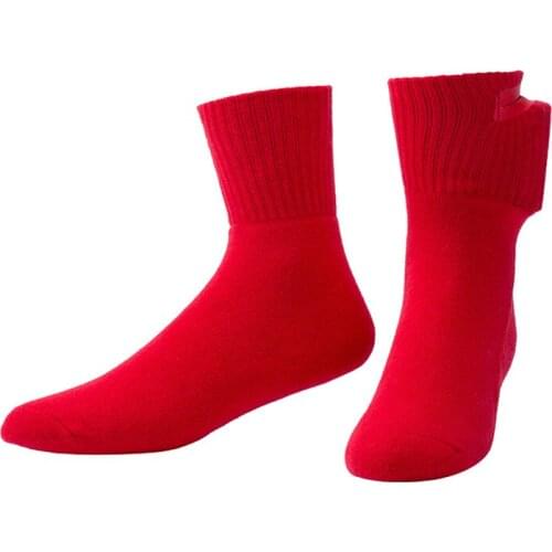 5V/2A Thermal Cotton Heated Socks Battery Operated Winter Foot Warmer Adjustable TemperatureUnisex Electric Heated Successful