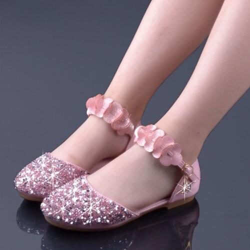 Childrens high heels girls princess shoes ice romance shoes Aisha princess shoes little girls single shoes