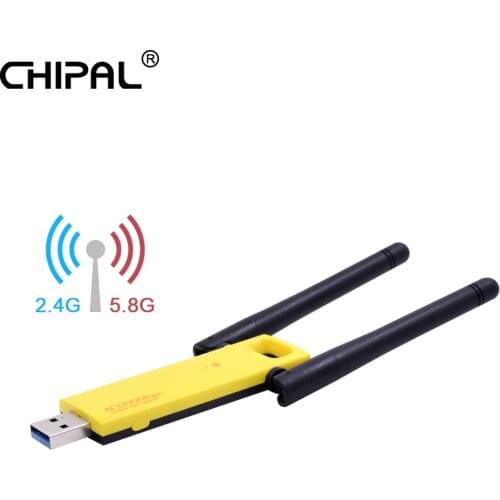 USB 3.0 1200Mbps Wifi Adapter Dual Band 5GHz 2.4Ghz 802.11AC RTL8812BU Wifi Antenna Dongle Network Card For Laptop Desktop
