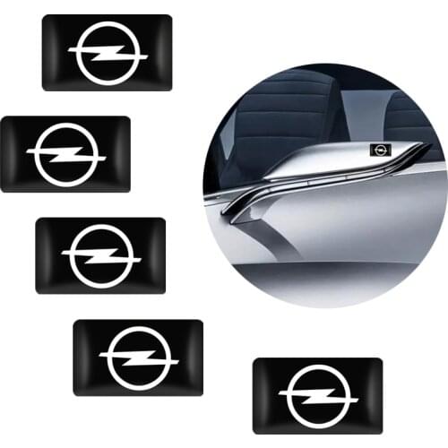 10 pcs car new style decorative Badges Steering wheel hub caps for Opel Astra H G J Insignia Mokka Zafira Corsa Vectra C D