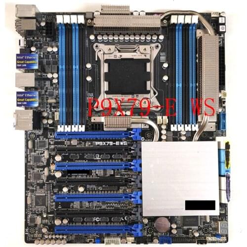 100% test good work quality assurance P9X79-E WS Motherboard 2011 pin DDR3 Core i7 for asus