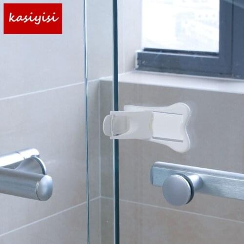 2pc/lot Money Multifunctional Window Shifting Lock for Children Baby Safety Lock Sliding Door Lock Protective Lock