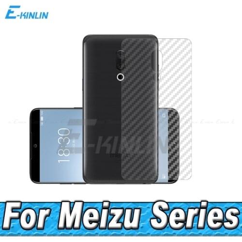 Carbon Fiber Screen Protector For MeiZu X8 17 16Xs 16 16S 16T 16th Pro 15 Plus Lite Back Cover Film Not Tempered Glass