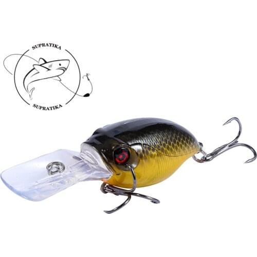 8Colors 7.5cm/11.7g Artificial Minnow Crankbait Plastic Hard Bait With 6#High Carbon Steel Hook Bionic Bait 3D Simulation Eyes