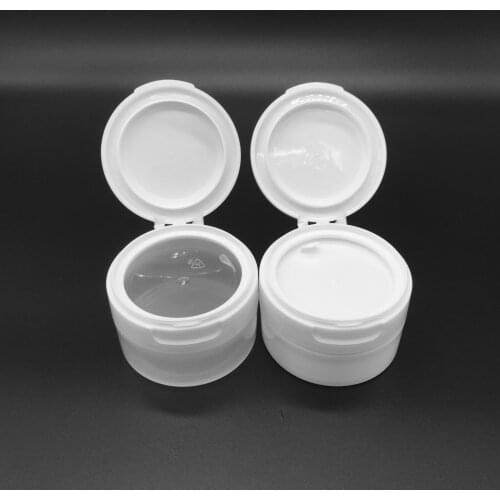 80G plastic jar pot tin bottle flip lid for mask cream essence moisturizer day night gel make up cosmetic packing