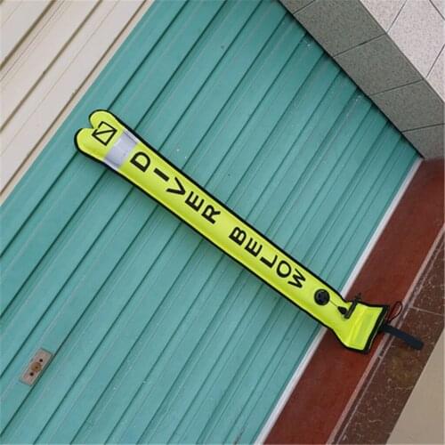 Scuba Diving SMB Surface Marker Buoy Tube & Reflective Tape Swimming Diving