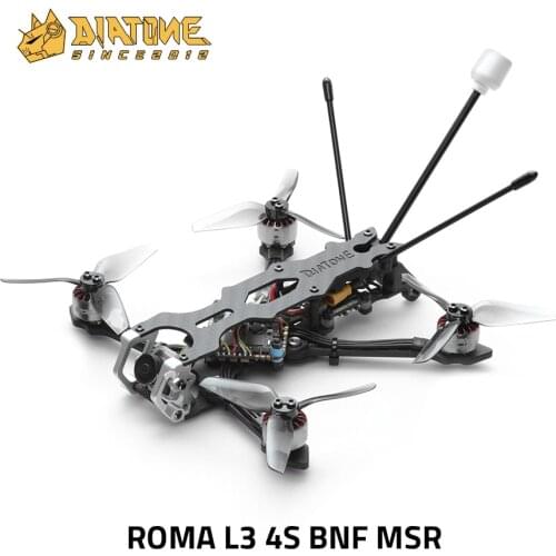 DIATONE Roma L3 4S BNF MSR FPV Drone with Camera Ultra-light 117g Mini Quadcopter Mamba 25A Stack 3600kv Brushless Motor BNF