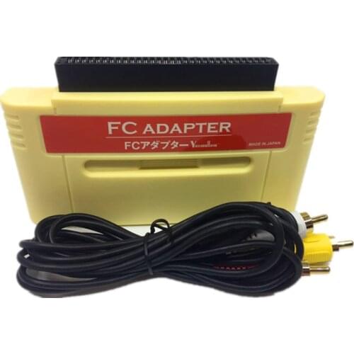 For F-C Adapter for SNES or Japanese 16bit console, play 60Pins 8-bit Game Cartridge on 16-bit Console