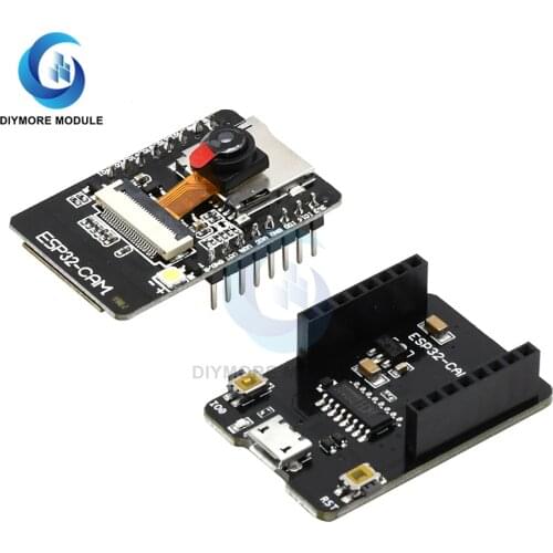 ESP32-CAM-MB Nodemcu WiFi CH340G Bluetooth Module MICRO USB ESP32 Serial to WiFi ESP32 CAM Development Board with OV2640 Camera