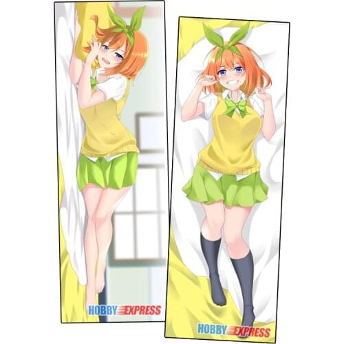 Hobby Express Anime Dakimakura Japanese Otaku Waifu Hugging Body Pillow Cover Yotsuba Nakano Quintessential Quintuplets 21530