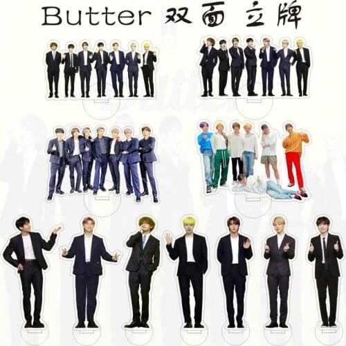 Kpop Star Acrylic Stand Model Jungkook V Suga Jhope Jimin Butter New Album Figure Action Desk Decoration Gift Size 11cm