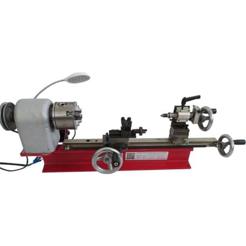 Mini 4 claw 80 chuck Micro desktop small lathe DIY household instrument metal clock woodworking wenwan lathe