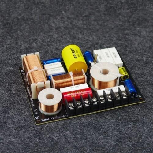 MLLE 280W 3 Way Hi-Fi Audio TREBLE BASS Speaker Frequency Divider Stereo Crossover Filters For 4-8ohm Speaker 1PCS