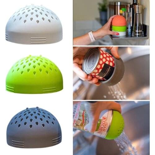 Multi-Use Micro Kitchen Colander Can Drainer Lid Food Mesh Fast Cooking for Drain Chickpeas Kidney Beans Tinned Fruit