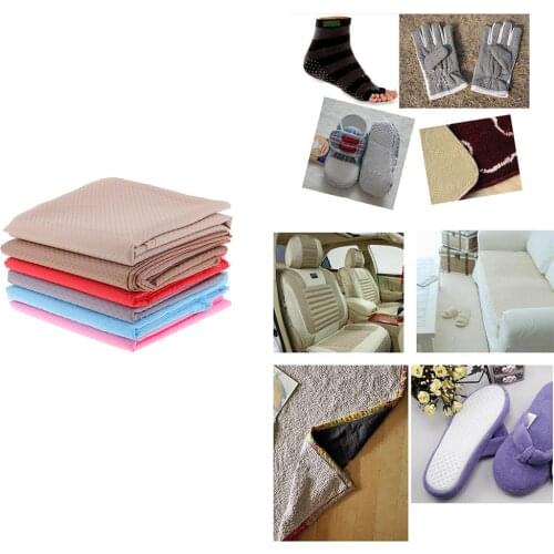 1 Meter Non-slip Fabric with Rubber Dots Sewing Cloth Fabric for Home