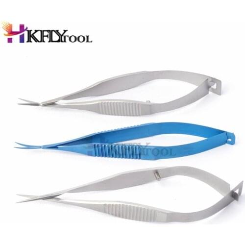 Titanium alloy Ophthalmic microsurgery Stainless steel scissors animal experiment 8.5cm Venus scissors surgical tools