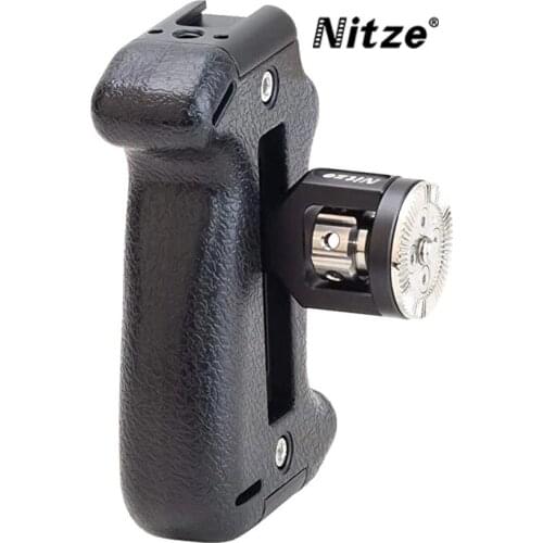Nitze Adjustable Plastic Side Handle Grip for Camera Cage Shoulder Mount Support