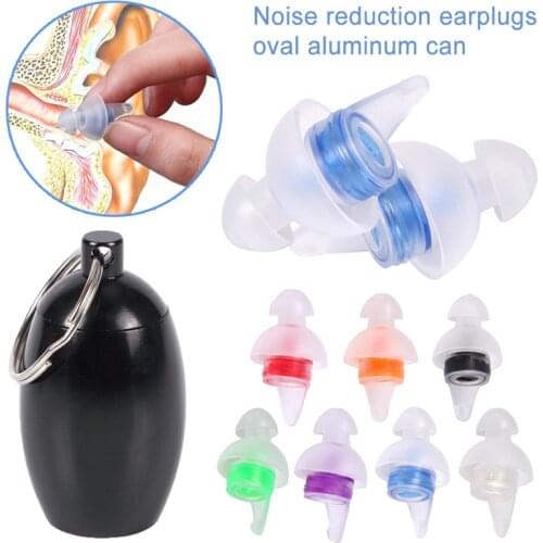 1Pair Silicone Tree-Shape Anti-Noise Earplugs for Sleeping Study Concert Earplug Noise Cancelling Hearing Protection Ear Plugs