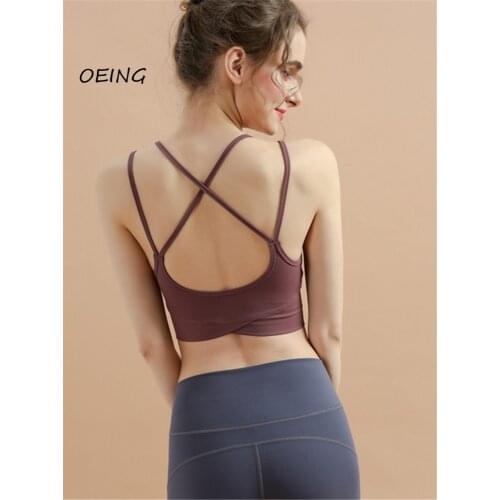 Running Sportswear Sports Bra Women Push Up Underwear Fitness Yoga Tank Crop Top Bra Gym Shirt Sport