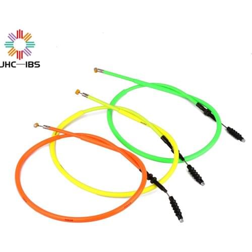 Motorcycle Green Orange Yellow Clutch Cable Line For ZONGSHEN NC250 NC 250 Bosuer KAYO Xmotor Apollo