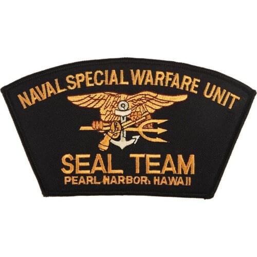 US NAVAL SPECIAL WARFARE UNIT TRIDENT EAGLE CLOTH PATCH BADGE