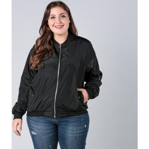 Spring Autumn Woman Coats Zipper Plus Size Jackets Female Clothes Coats Women Jacket