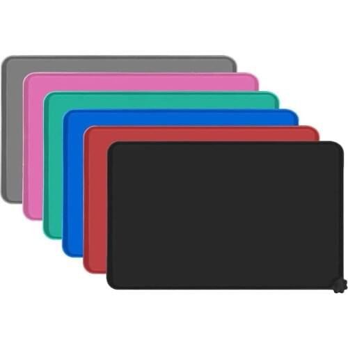 1pc Silicone Table Mat Solid Color Household Heat Insulation Pad Teacup Mat Pets Placemat for Cats Dogs