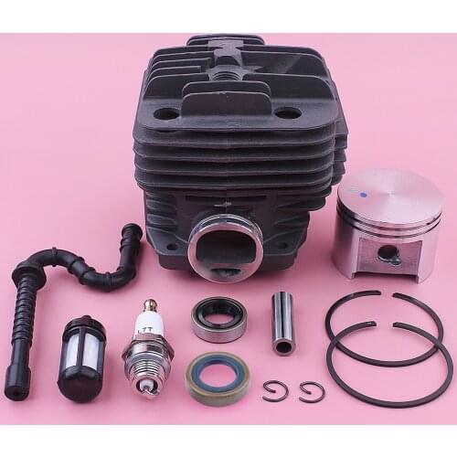 49mm Cylinder Piston Oil Seal Kit For Stihl TS400 Concrete CutoffSaw 42230201200 w Pin Ring Fuel Filter Hose Spark Plug
