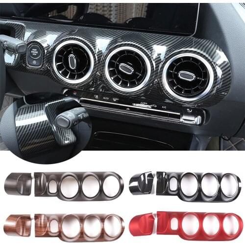 ABS Dashboard Central Control Air Outlet Trim for Mercedes Benz B GLA Class W247 X156 2020 2021 Car Interior Accessories