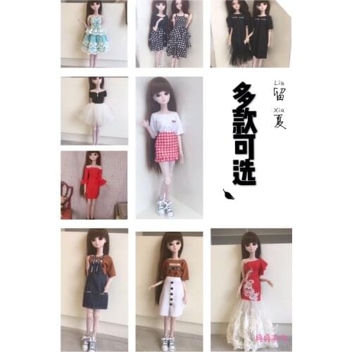 1/3 BJD Doll Accessories Outfits Kurhn Dolls For Girls Fashion Clothes For 60CM Dolls Girls DIY Dress UP Toys Accessories