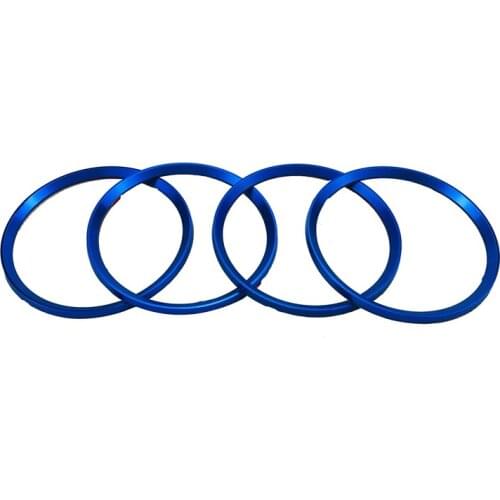 Car Styling Aluminum Alloy Wheel Hub Decorative Circle For Volvo C30 C70 S60 S90 V40 V60 XC60 XC90 S80L S60L Auto Accessories