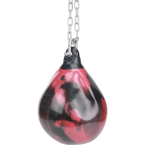 Boxing Punching Bag PU Water Fillable Training Bag Hanging Pear Boxing Speed Balls For Fitness Muay Thai Training Equipment