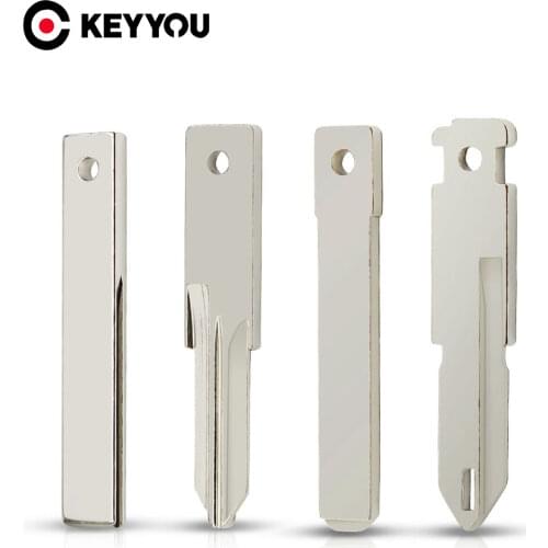 KEYYOU 40x For Renault Citroen Nissan Remote Peugeot Fob Key Blank VAC102 VA2 HU83 NE73 Uncut key Blade