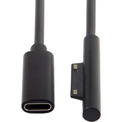 CYSM Surface Pro3 Pro4 Pro5 Pro6 Book Pro to DC 15V Type-C USB-C Female Charge Cable