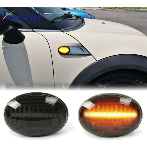 Smoke LED Side Marker Fender Lights For Mini Cooper R55 R56 R57 R58 R59 2007-2015 63137188613 63137188614 Car Parts