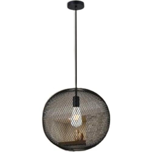 French retro industrial style barbed wire mesh chandelier personality creative clothing store cafe decorative chandelier