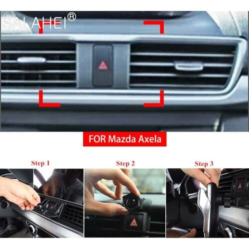 GPS Stand Car Mobile Phone Holder For Mazda 3 Axela BM 2014 2015 2016 Wireless Charging Telephone Bracket Support Accessories