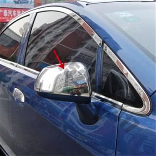 For Chevrolet Sail 2010-2013 ABS Chrome Car Side Door Rearview Mirrors Cover Trim Car styling