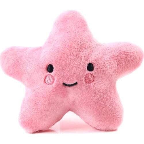 Pet Toy Cartoon Cute Interactive Plush Squeaky Toy Pet Chew Toy for Cats Dogs Funny Toys Cartoon Cute Bite Resistant Pet Partner