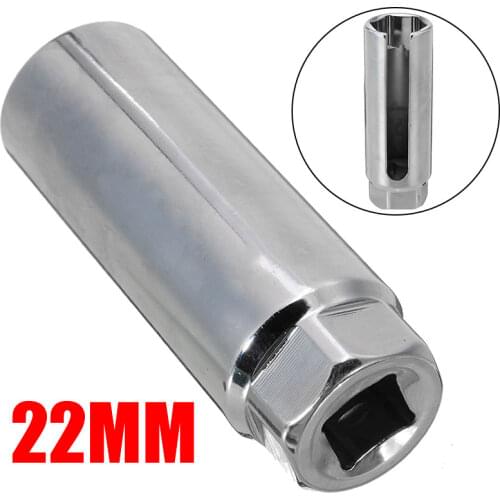 High Quality Steel Lambda O2 Oxygen Sensor Socket Removal Tool Side Wire Cutout 1/2'' Drive Auto Repairing Hand Tools 7/8