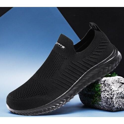 New men sneakers light fashion casual shoes slip-on comfortable women pink couple shoes large size 11 gray without lace design