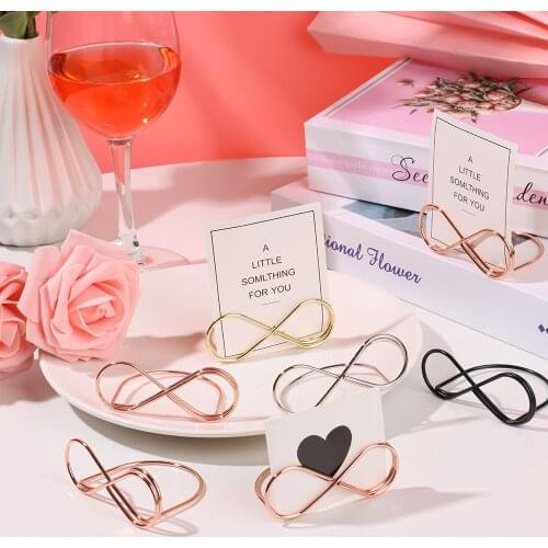 Wedding Table Number Stands Name Seating Labels Placecard Clips Photo Picture Cards Display Stand for Wedding Anniversary Party