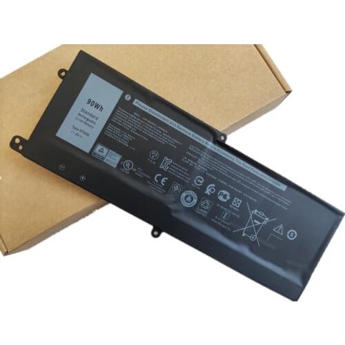 New Genuine DT9XG 0KJYFY 07PWXV Laptop Battery For Dell Alienware Area-51m ALWA51M-1766PB D1748DW 2966W D1969PW i9-9900K P38E001