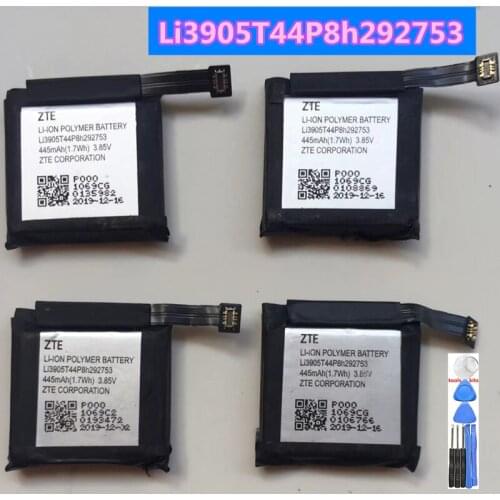 New Original 445mAh Li3905T44P8h292753 Battery For ZTE Watch Batteries
