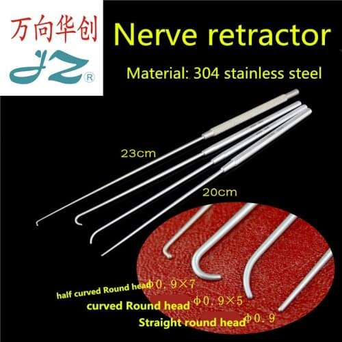 JZ brain Cranial neurosurgery orthopedic instrument spinal waist medical nerve hook stripping tool probe intracranial retractor