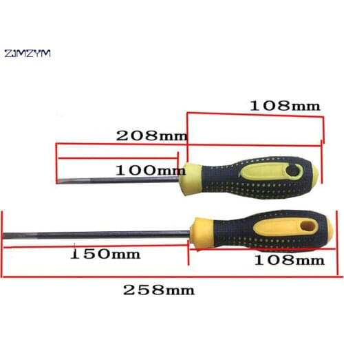 Wholesale 4 or 6inch screwdriver Magnetic head Slotted or Phillips screwdriver repairing disassemble tool for electronic product